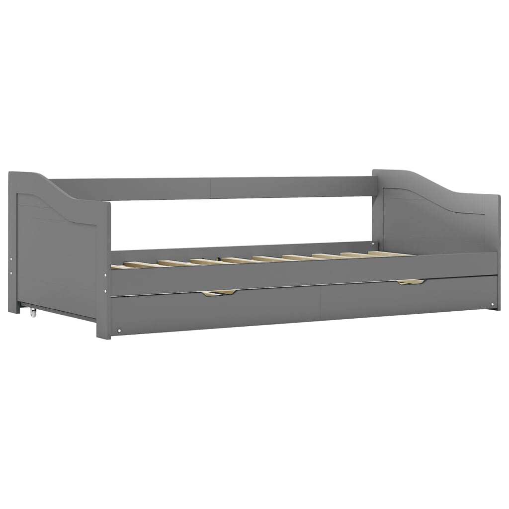 Opulent Reverie Grey Pull-Out Sofa Bed Frame
