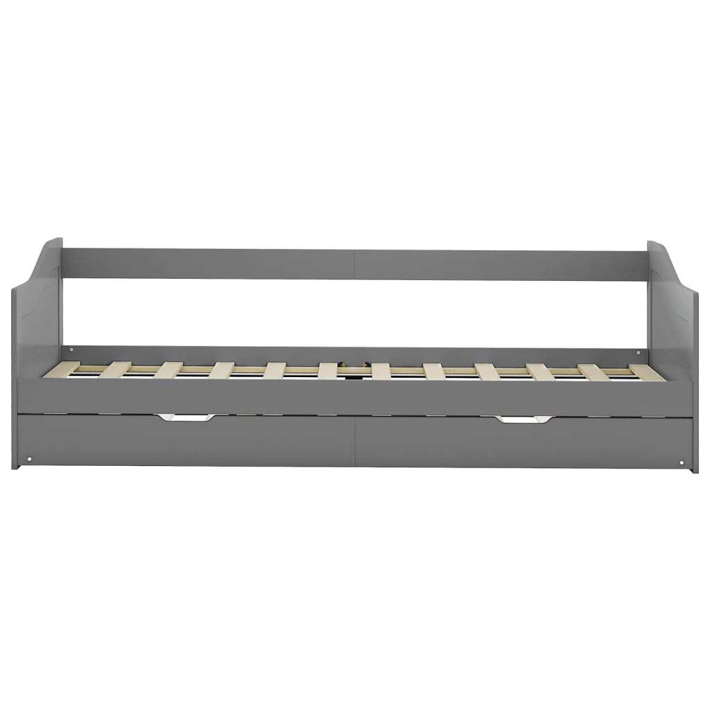Opulent Reverie Grey Pull-Out Sofa Bed Frame