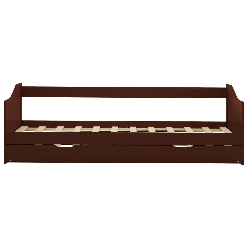 Opulent Reverie Brown Pull-Out Sofa Bed Frame