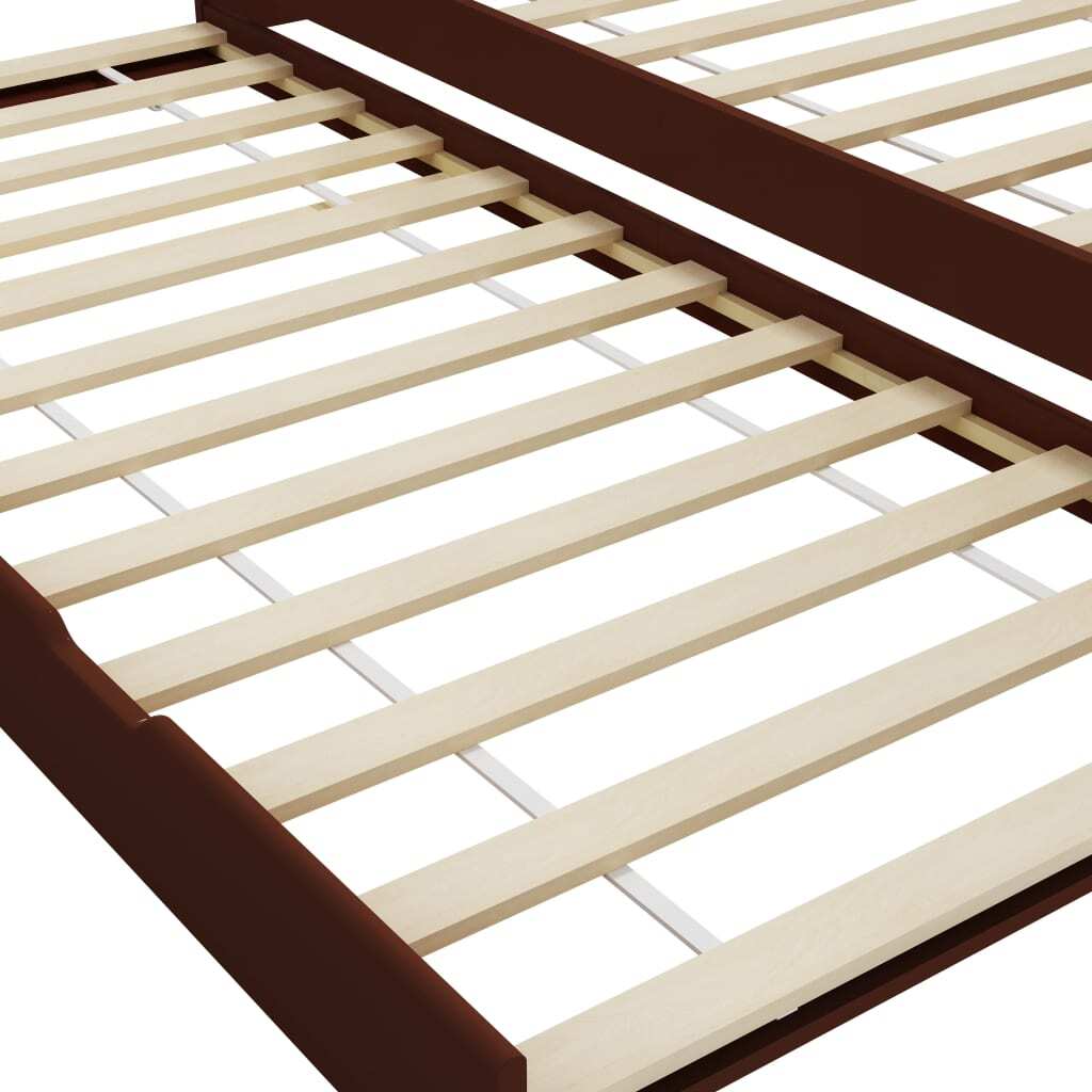 Opulent Reverie Brown Pull-Out Sofa Bed Frame