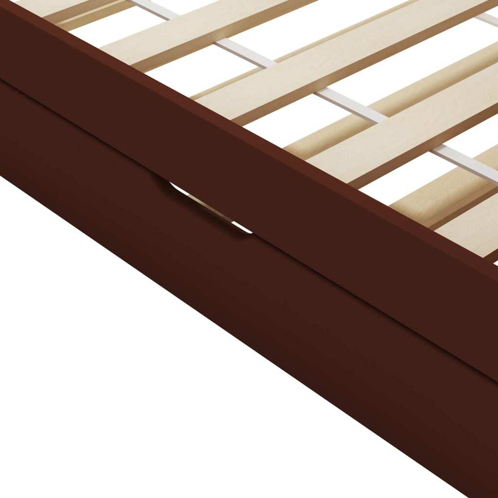 Opulent Reverie Brown Pull-Out Sofa Bed Frame