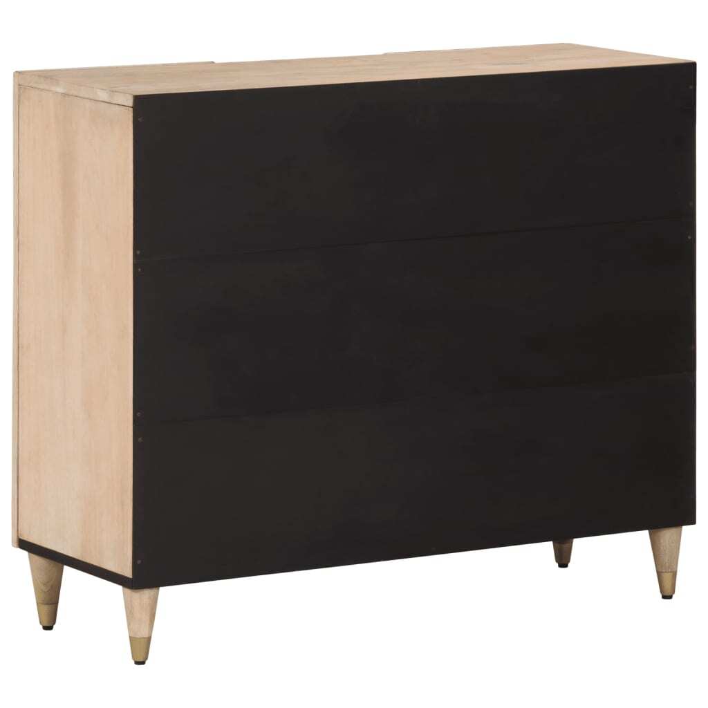 Mafett Side Cabinet 90x33x75 cm Solid Wood Mango