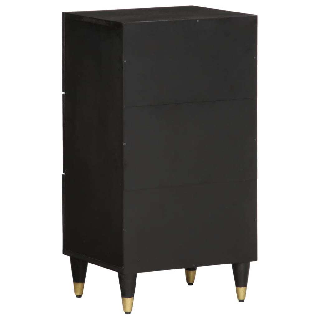 Imperial Mango Side Cabinet – 3-Drawer Solid Wood Elegance