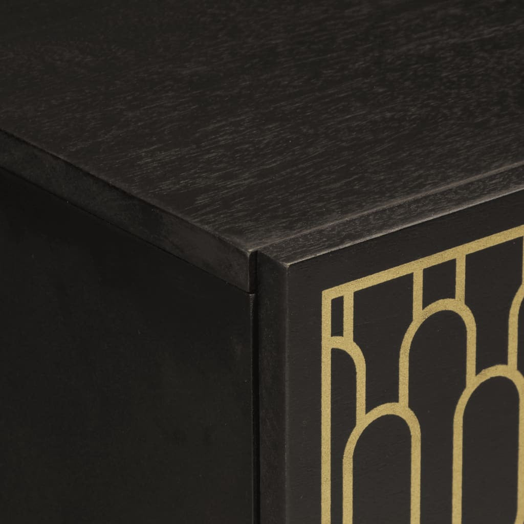 Imperial Mango Side Cabinet – 3-Drawer Solid Wood Elegance