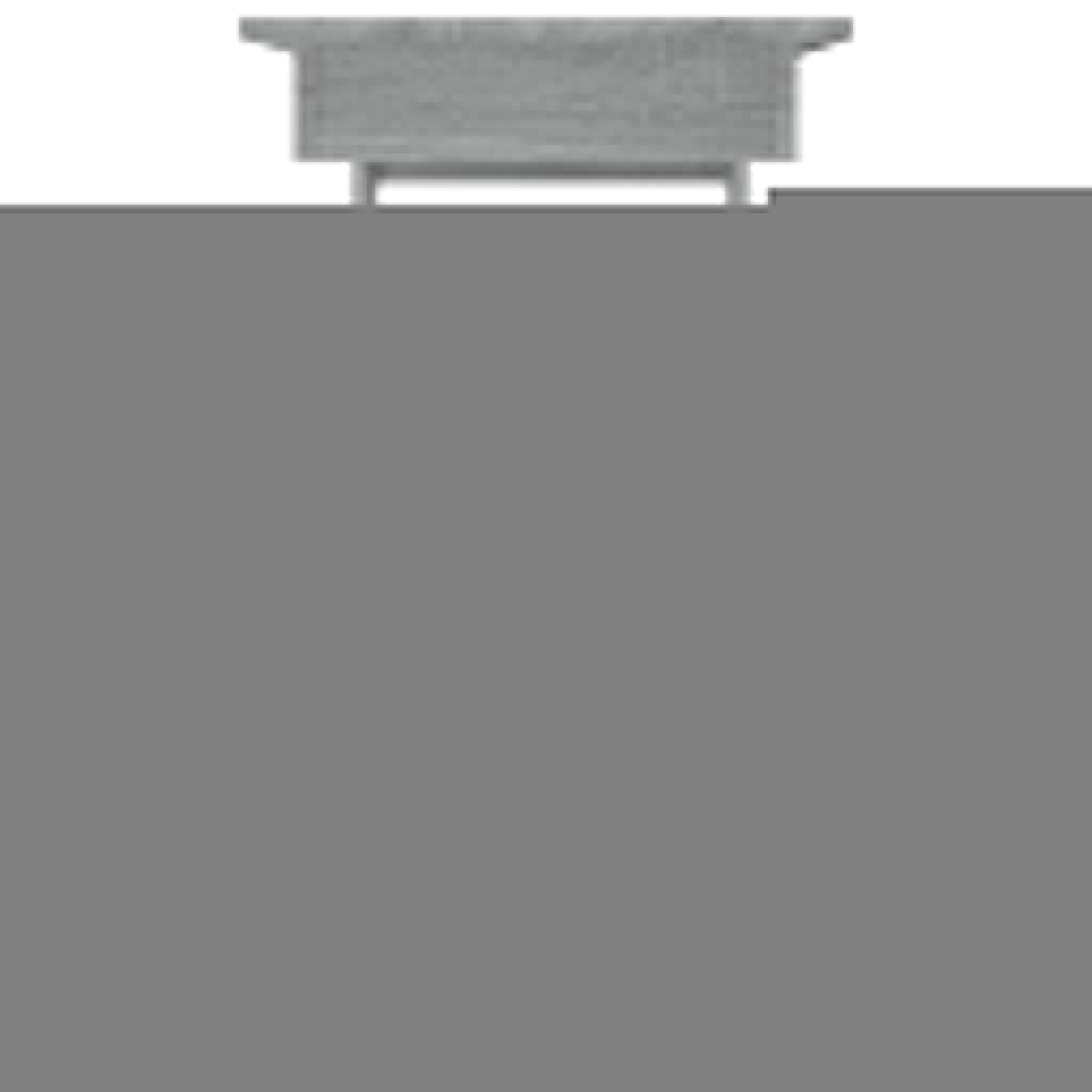 Modern Grey Sonoma Wall-Mounted Bar Table in Engineered Wood