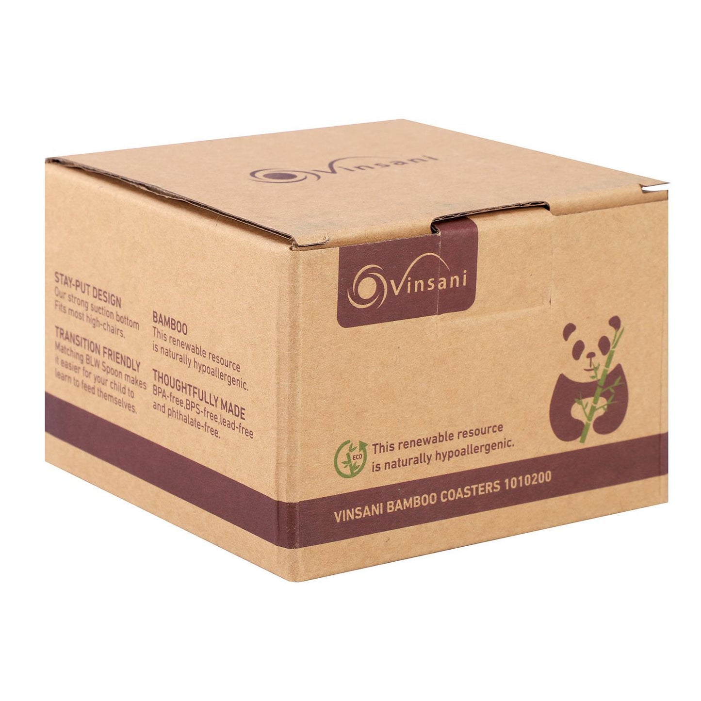 Vinsani bamboo coasters 1010200