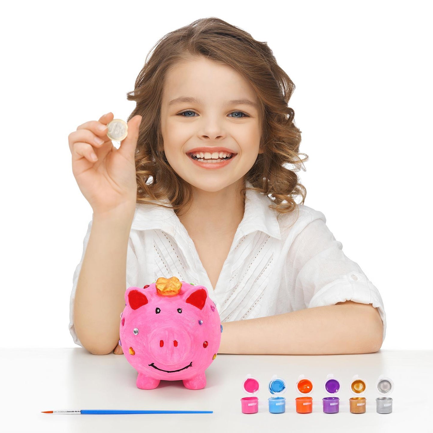Mafett Piggy Money Jar Craft Kit for Kids – Fun DIY Savings Bank Activity