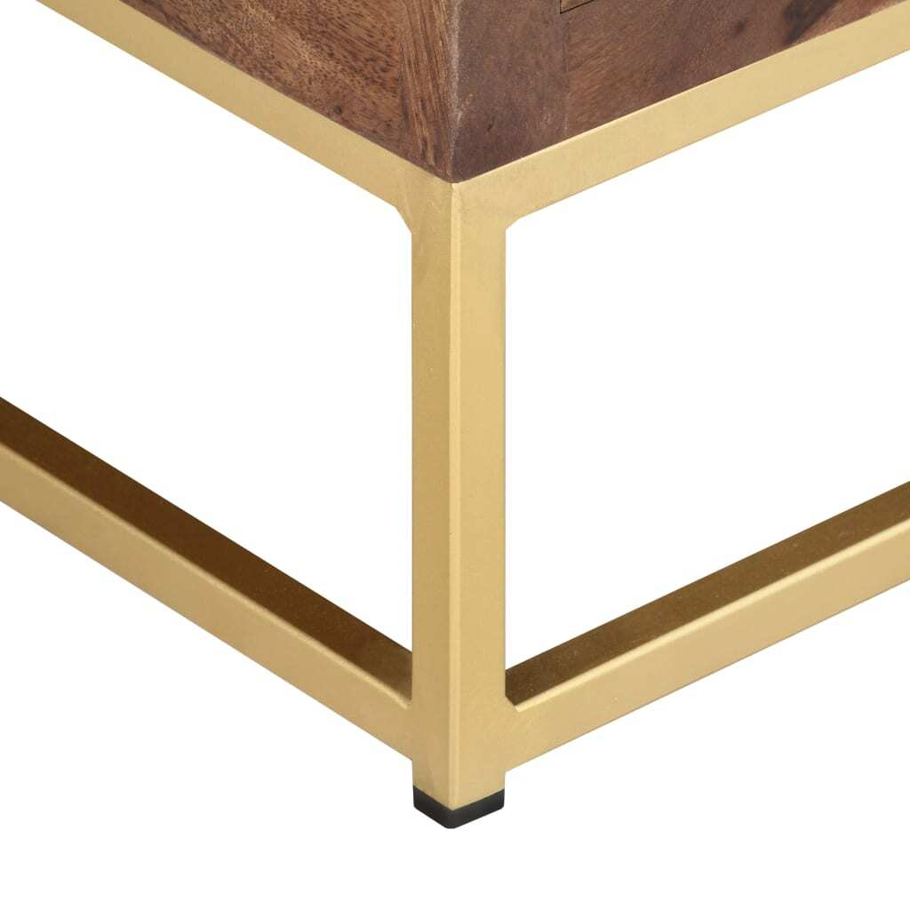 Mid-Century Luxe Mango TV Cabinet – Solid Wood Elegance