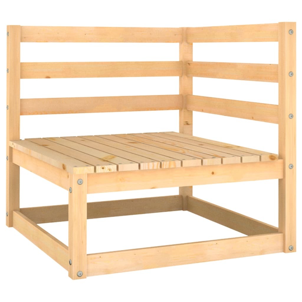 Mafett Garden 2-Seater Sofa Solid Pinewood