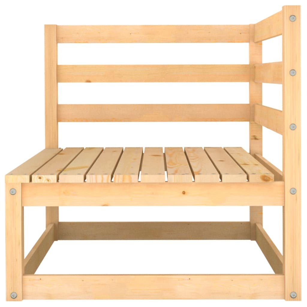 Mafett Garden 2-Seater Sofa Solid Pinewood
