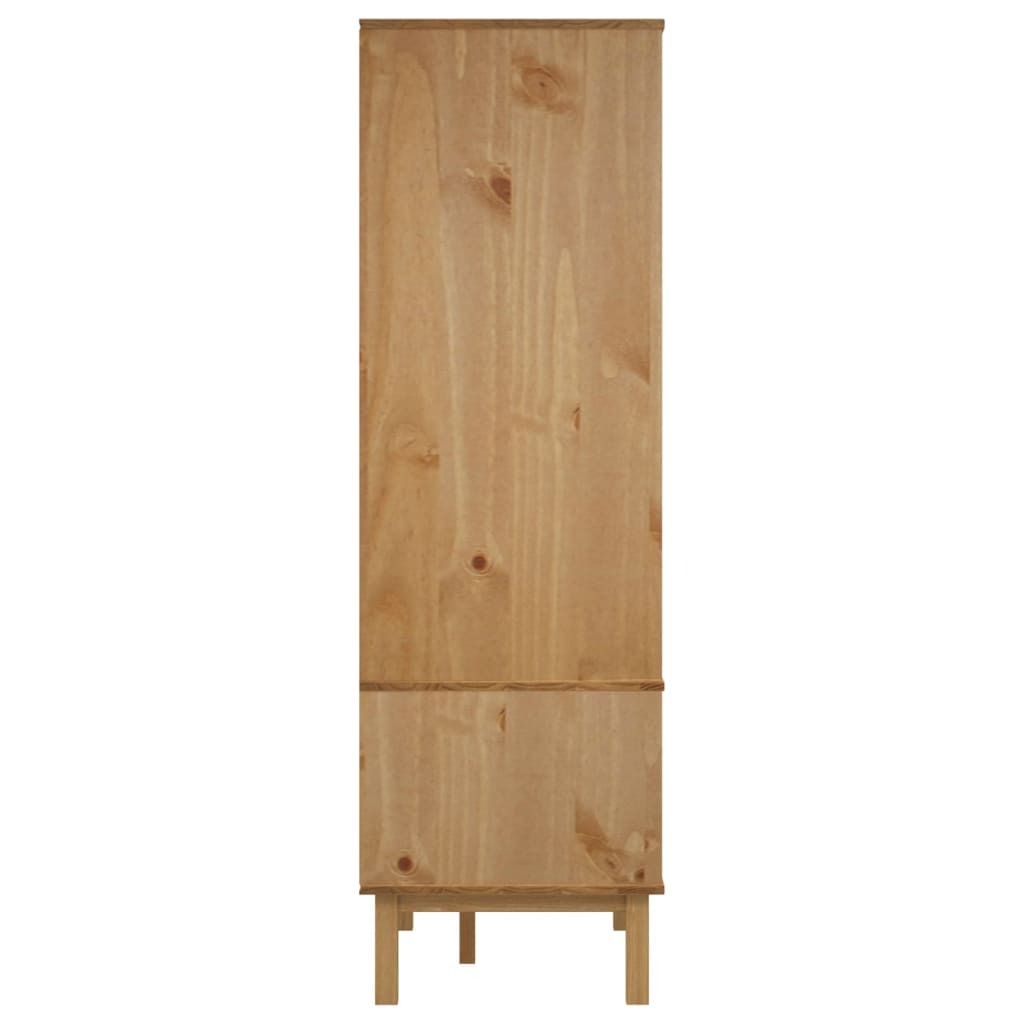 Scandinavian Design Wardrobe – Crafted from Solid Pine Wood, Sleek and Modern Finish