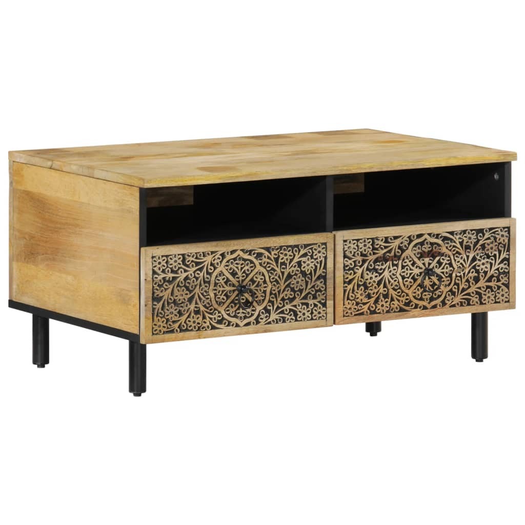 Mafett Elegant Coffee Table Solid Wood Mango  80x54x40 cm