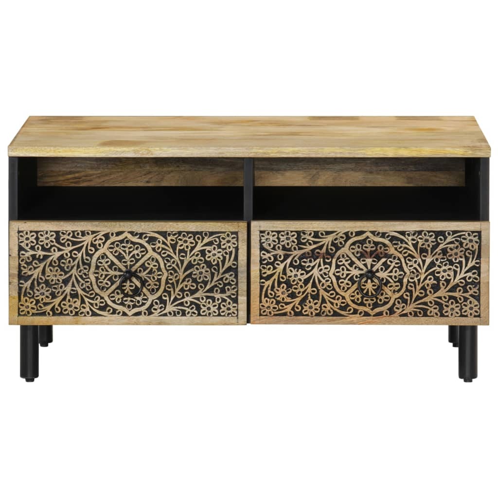 Mafett Elegant Coffee Table Solid Wood Mango  80x54x40 cm