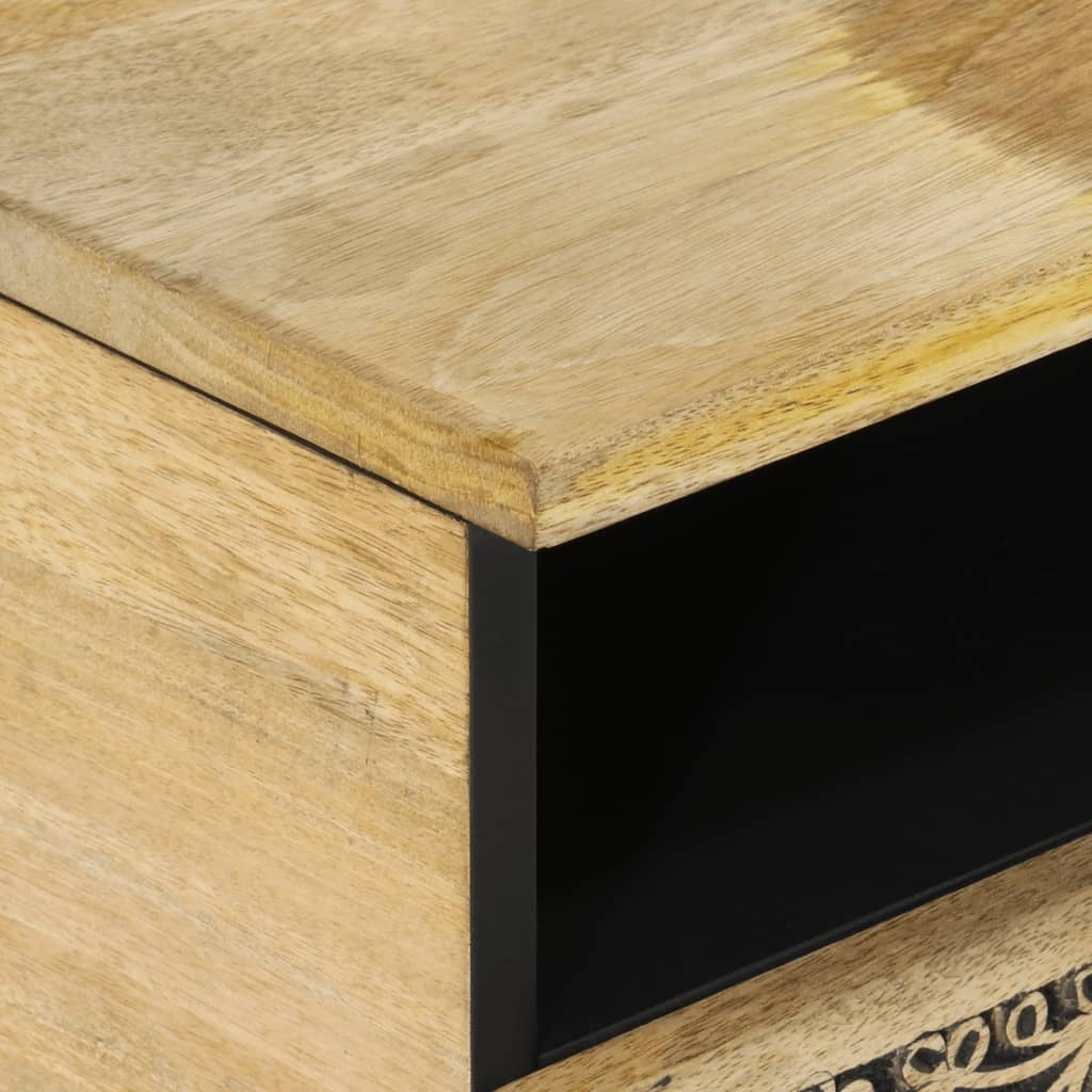 Mafett Elegant Coffee Table Solid Wood Mango  80x54x40 cm