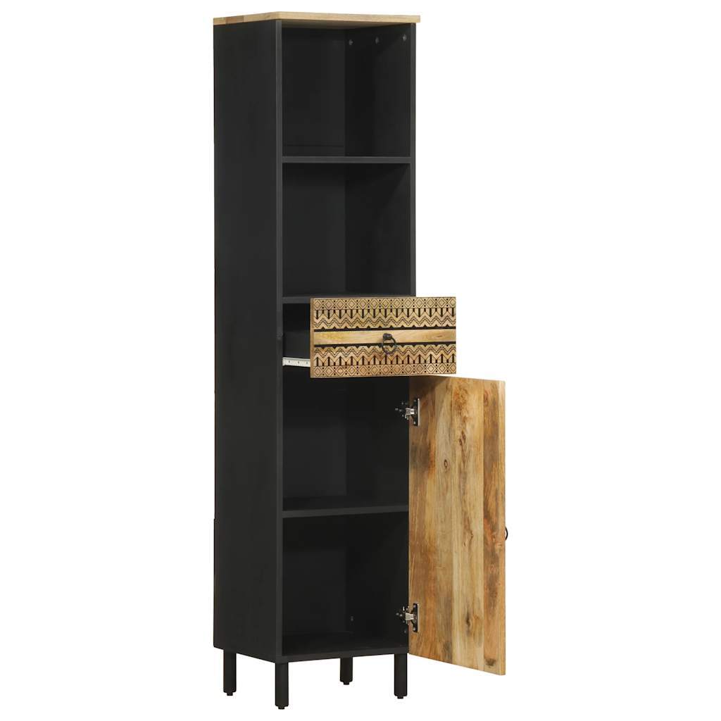 Mafett Bathroom Cabinet 38x33.5x160 cm Solid Wood Mango