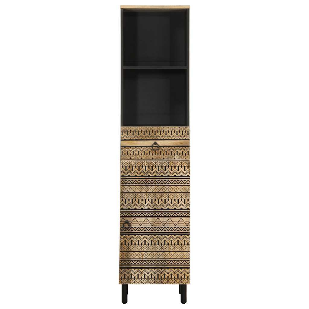 Mafett Bathroom Cabinet 38x33.5x160 cm Solid Wood Mango