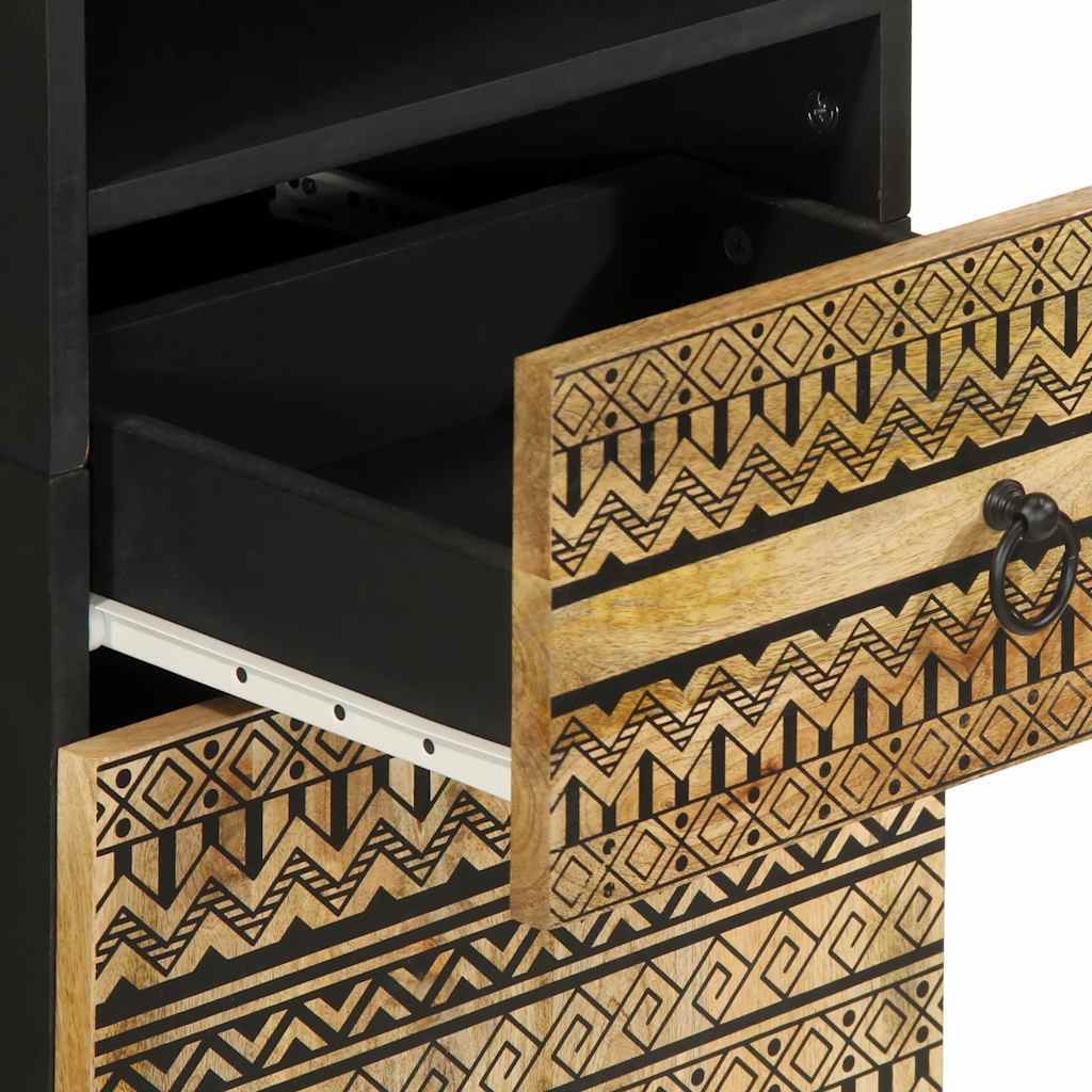Mafett Bathroom Cabinet 38x33.5x160 cm Solid Wood Mango