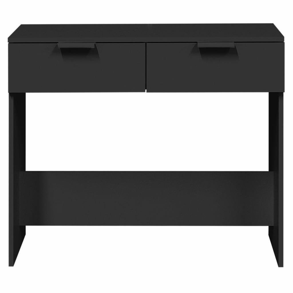 Mafett Console Table Black 90x36x75 cm Engineered Wood