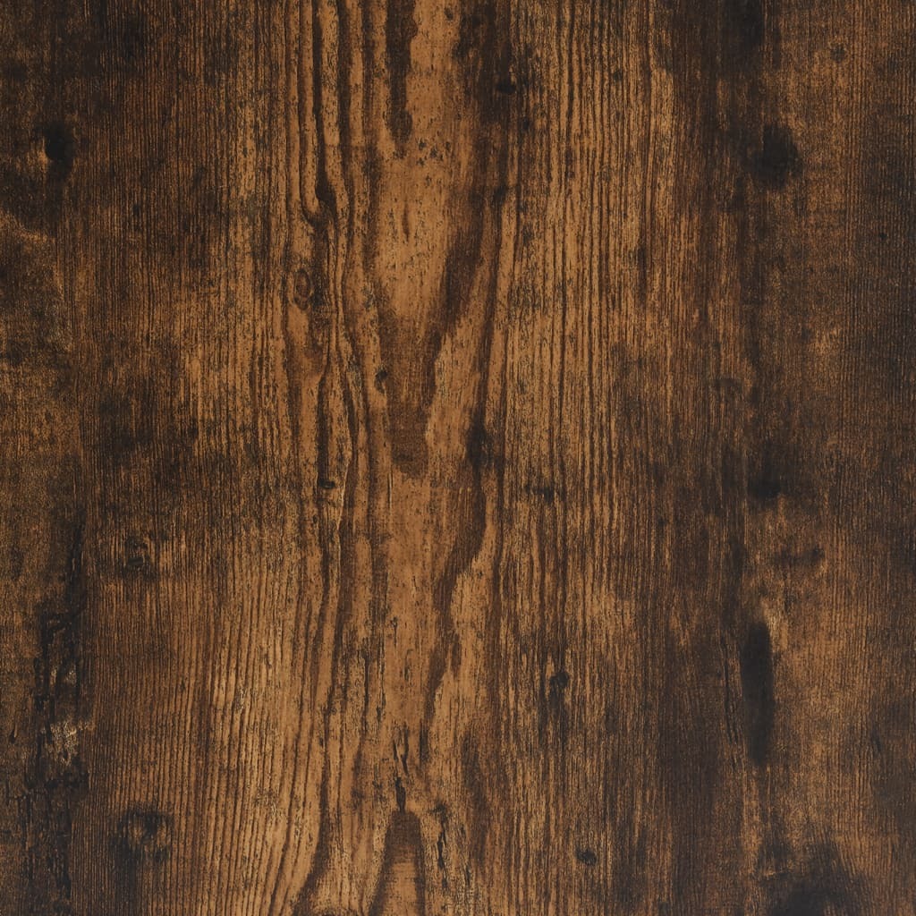 Mafett Wardrobe with Wheels Smoked Oak 102x38x110 cm Engineered Wood