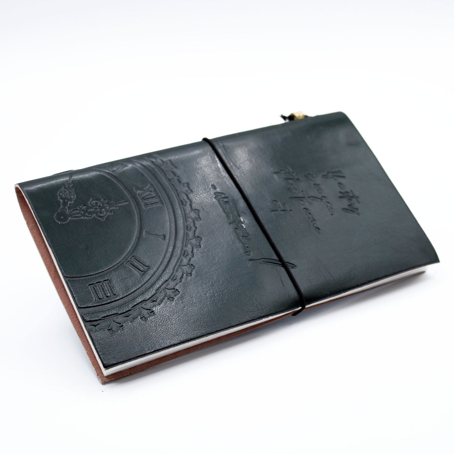 Handmade Leather Journal - If a Story is in You - Green (80 pages) - Per case: 1 Piece