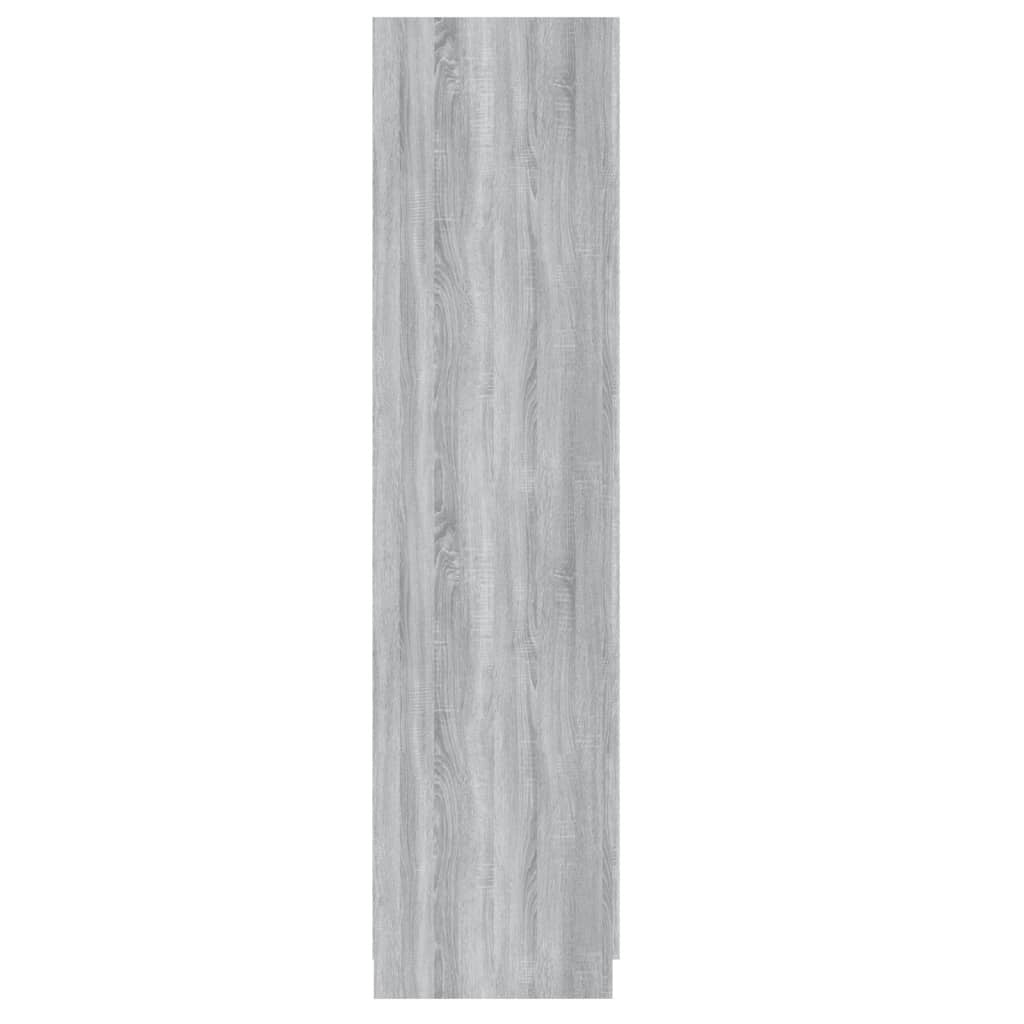 Elysian Grey Sonoma Wardrobe – Elegant Engineered Wood Design
