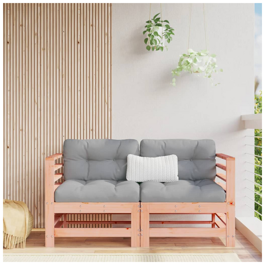 Mafett Cozy Corner Sofas with Cushions 2 pcs Solid Wood Douglas