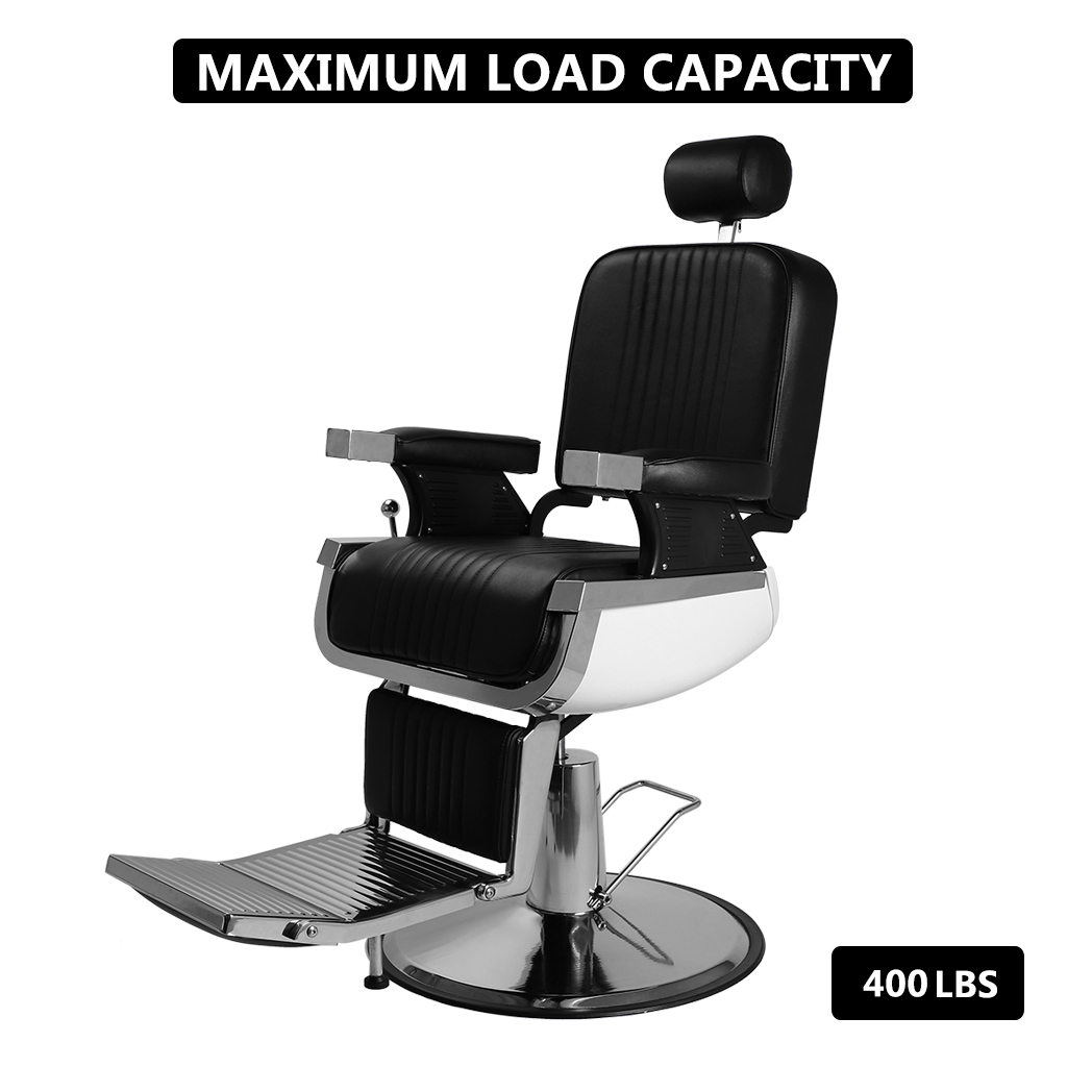 Mafett All Purpose Recline Hydraulic Barber Chair Heavy Duty Salon Spa Beauty Equipment Black