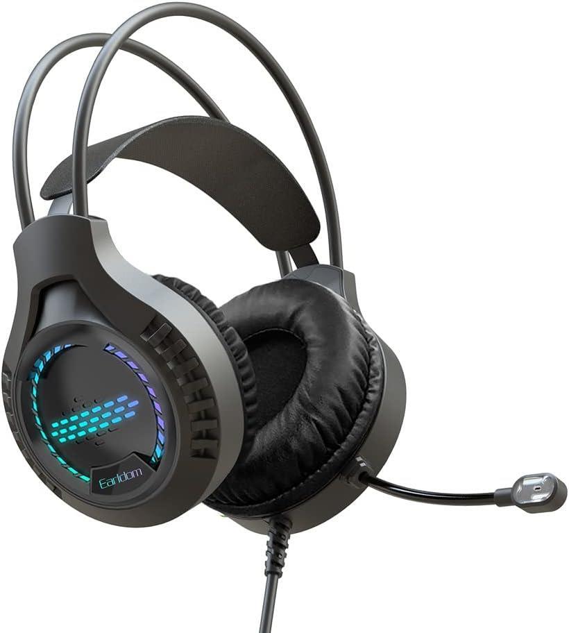 Mafett Wired Gaming Headset – Sleek Black Design
