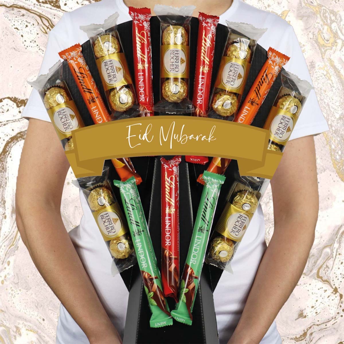 Mafett Ferrero & Lindt Chocolate Bouquet Mafett | A Decadent Treat for Chocolate Lovers | Perfect Gift for Any Celebration