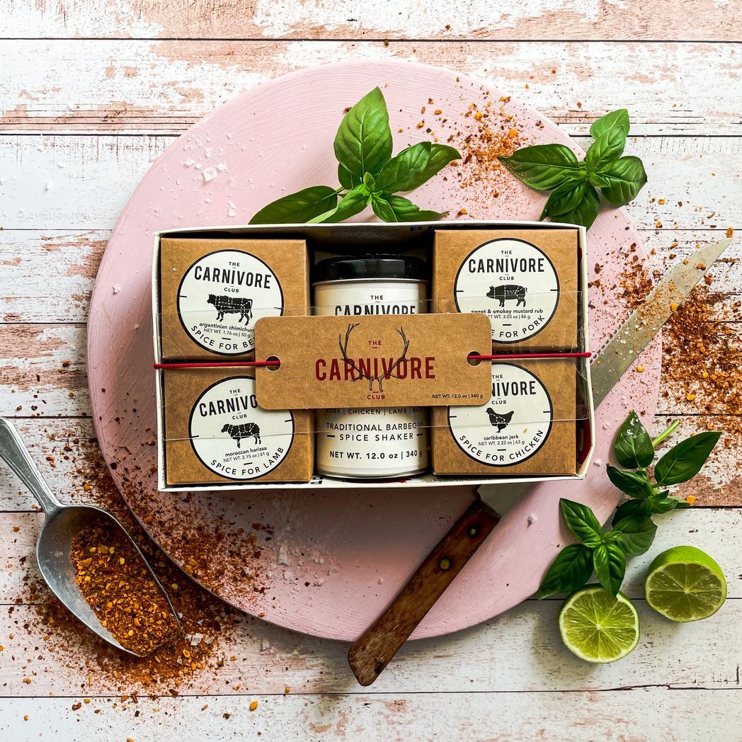 Mafett Carnivore Club Meat Spice Gift Set | Irresistible Roasts & BBQ Rubs with Convenient Shaker