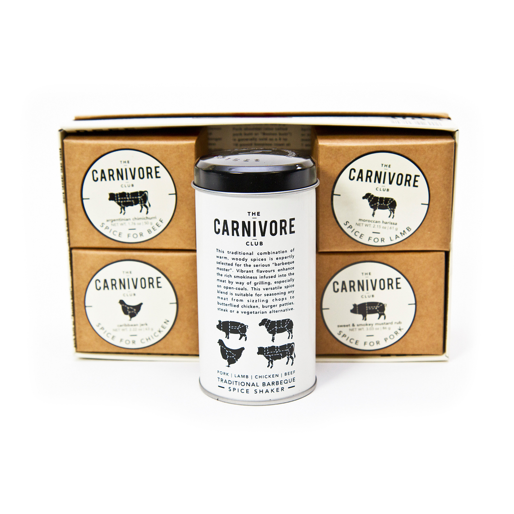 Mafett Carnivore Club Meat Spice Gift Set | Irresistible Roasts & BBQ Rubs with Convenient Shaker
