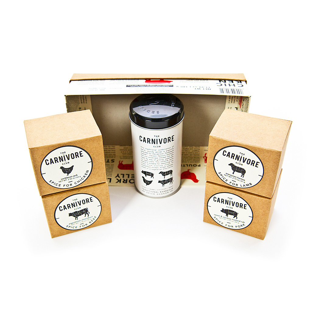 Mafett Carnivore Club Meat Spice Gift Set | Irresistible Roasts & BBQ Rubs with Convenient Shaker