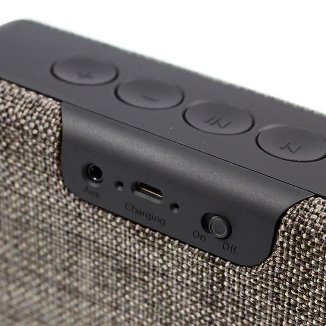 Mafett Soundz Fabric Bluetooth V4.1 Portable Speaker - SZ250 & SZ300 (Brown)