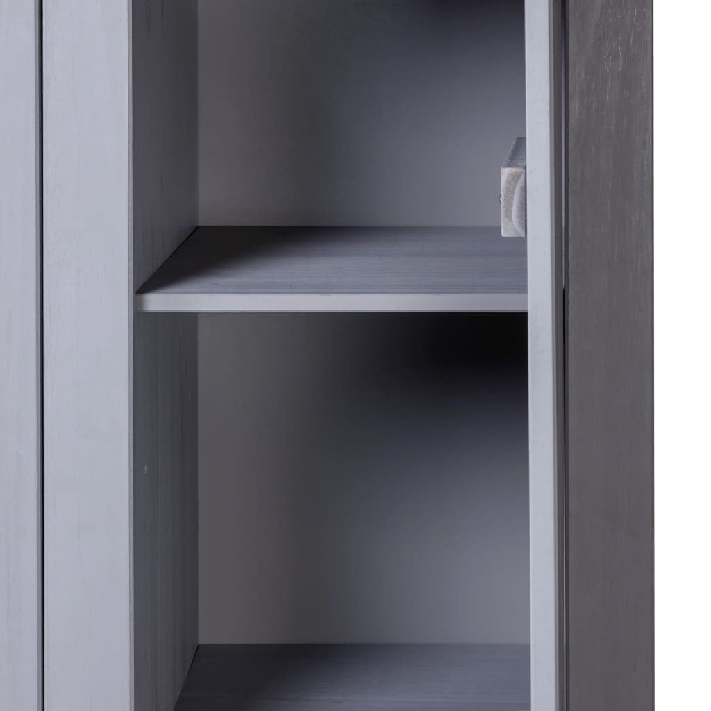 Aluxo Classy 3-Door Wardrobe – Grey Pine, Panama Range
